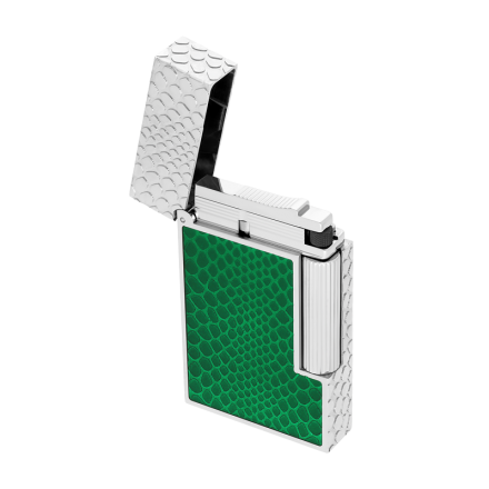St dupont Ligne 2 - Snake Skin Green & Palladium